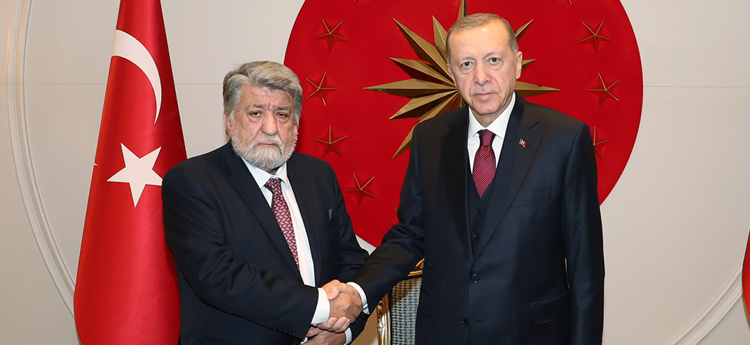 Cumhurbaşkanı Erdoğan, Bulgaristan Ulusal Meclisi Başkanı Raşidov ile görüştü